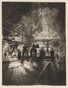 English War Work:  In the Jaws of Death, Rolling Bars for Shells