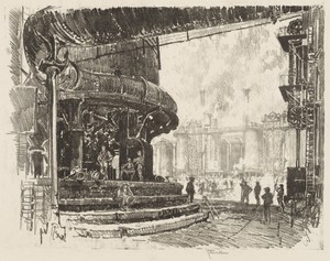 English War Work:  Making Pig Iron, The Base of the Blast Furnaces
