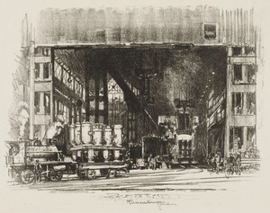 English War Work:  The Urns, Casting Big Shells