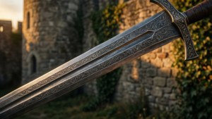 Engraved Blade Close-Up