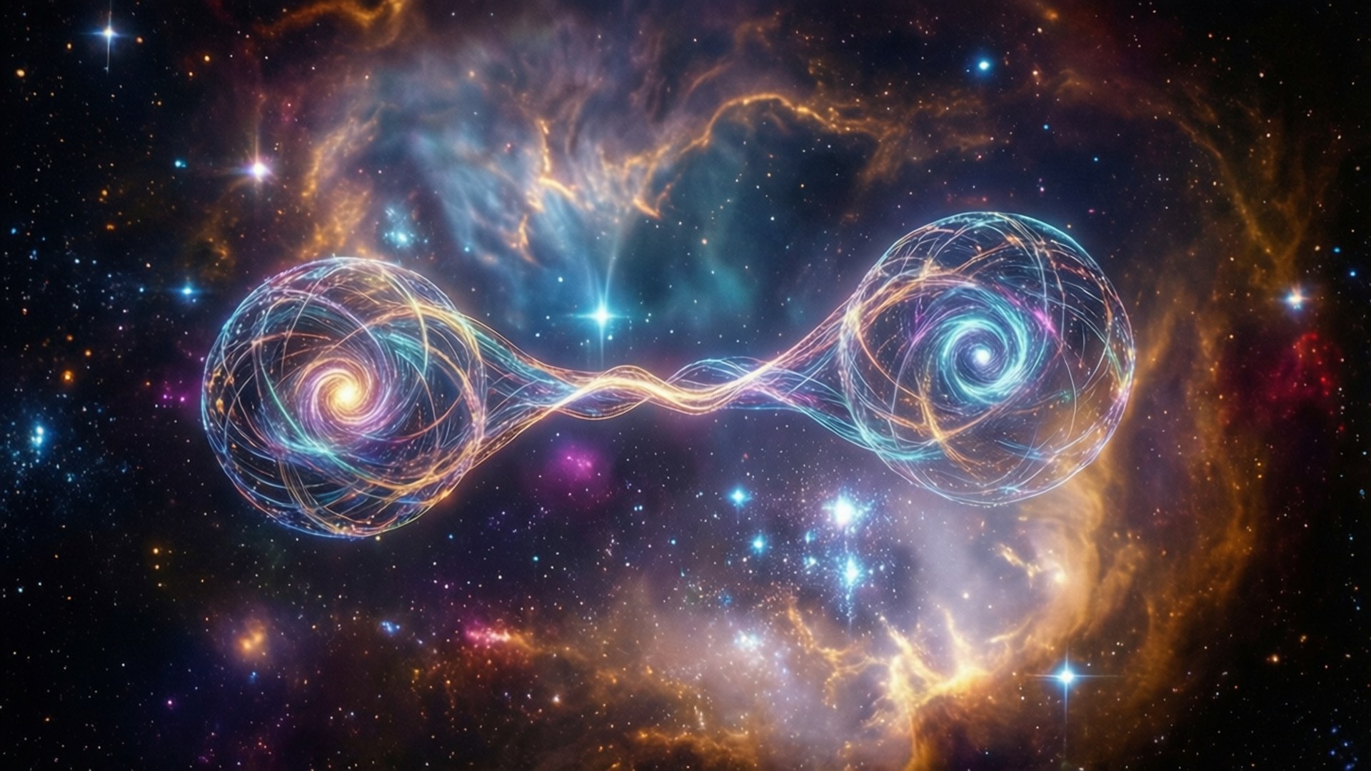 Entangled Across Stars by Wallpapers.art Studio