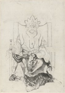 Enthroned Monarch in ‘Oriental’ Attire