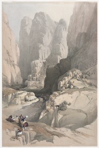 Entrance to Petra, the Theatre