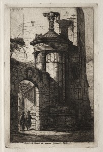 Entrance to the French Capuchin Convent at Athens