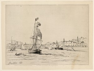 Entree du Port de Honfleur (Entrance to the Port of Honfleur)