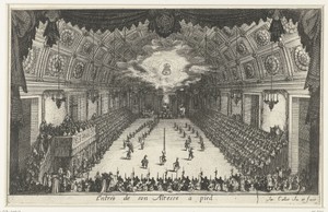 Entree van Karel IV van Lotharingen in de feestzaal
