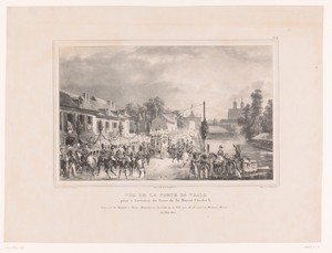 Entree van Karel X van Frankrijk te Reims ter gelegenheid van zijn kroning