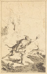 Envoy to M. de Saint-Denis by M. de Belle-Isle, Prisoner [left]