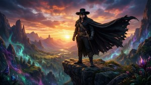 Epic Cowboy Warrior