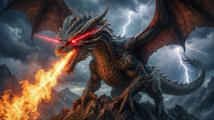Epic Dragon Laser Eyes