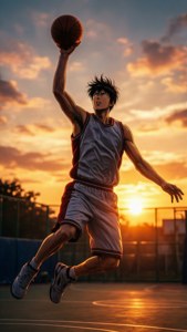 Epic Jump Shot Silhouette