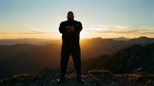 Epic Mountain Silhouette