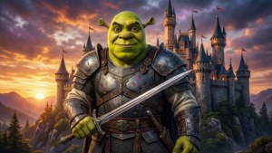 Epic Shrek Warrior