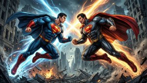 Epic Superhero Fight