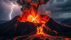 Epic Volcano Eruption