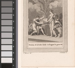 Epimetheus opent de doos van Pandora