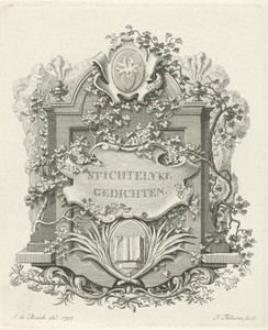Epitaaf versierd met cartouches
