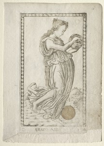 Erato (lyric and love poetry) (from the Tarocchi series D:  Apollo and the Muses, #14)