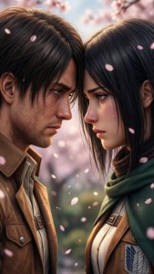 Eren and Mikasa