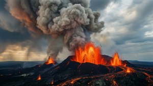 Erupting Volcano