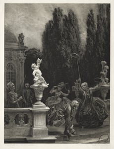 Essay on Stone with Brush and Scraper:  Playing at Hoops on the Castle Terrace