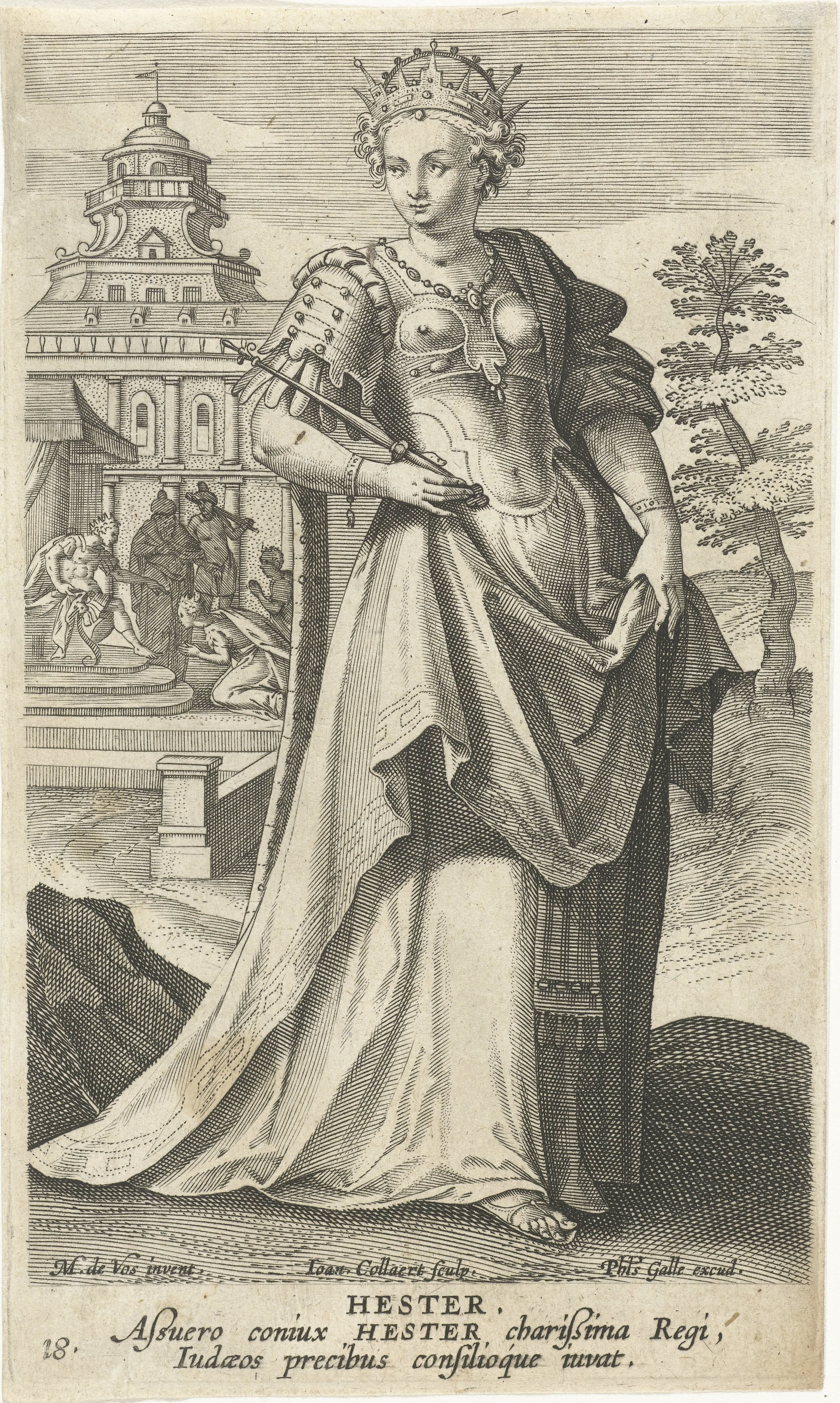 Ester by Jan Collaert (II)