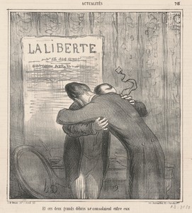 Et ces deux grands débris se consolaient