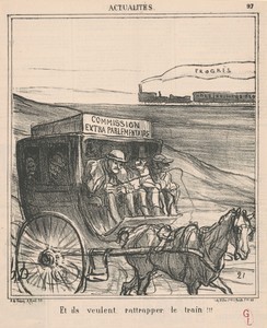 Et ils veulent rattraper le train!!!