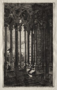 Etchings of Paris:  The Gallery of Notre Dame