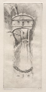 Etchings of Venice: Bridge of Sighs