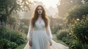 Ethereal Garden Portrait