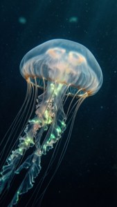 Ethereal Gray Jellyfish