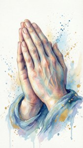 Ethereal Watercolor Prayer