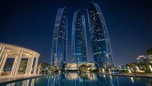 Etihad Towers Night
