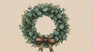 Eucalyptus Wreath Minimal