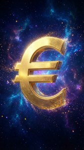 Euro Symbol in Space