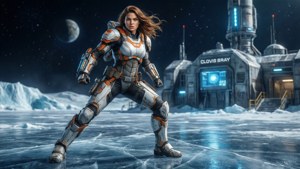 Europa's Frozen Sentinel