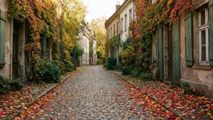 European Cobblestone Autumn