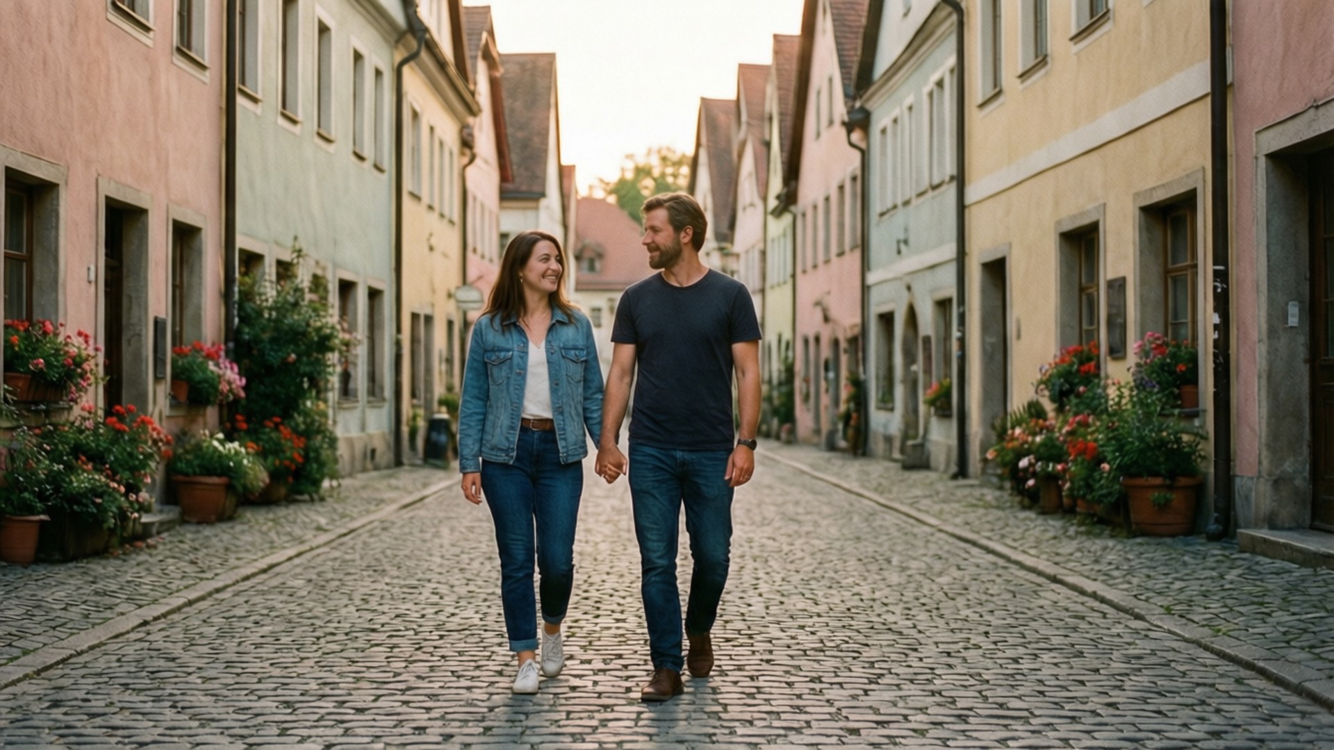 European Stroll Romance by Wallpapers.art Studio