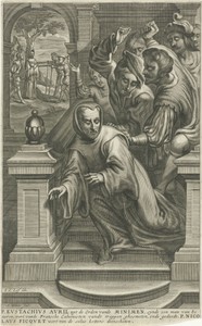 Eustachius Avril door calvinisten van de trap geworpen