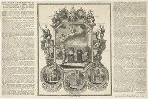 Evangelische jubelprent bij het tweede eeuwfeest van de reformatie, 1717