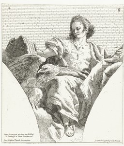 Evangelist Johannes met adelaar