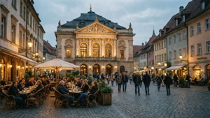 Evening at the Square