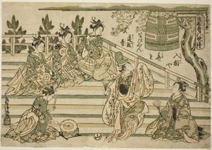 Evening Bell of Dojoji (Dojoji no bansho), no. 1 from the series "Eight Views of Children (Osana hakkei)"