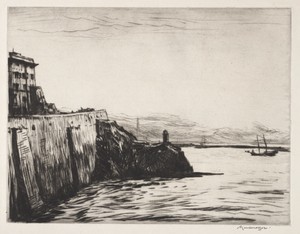 Evening, Port of Genoa