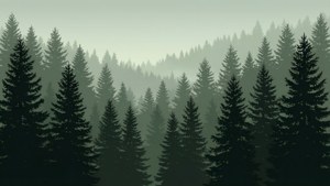 Evergreen Forest Fog