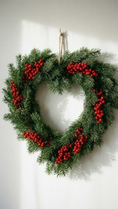 Evergreen Heart Wreath