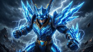 Evolved Veemon Storm