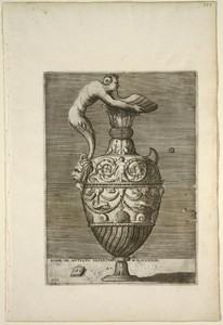 Ewer with a Satyr Holding a Large Conch (Vico)