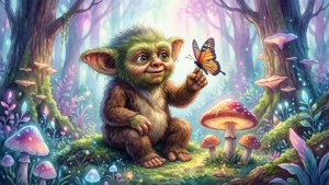 Ewok and Butterfly
